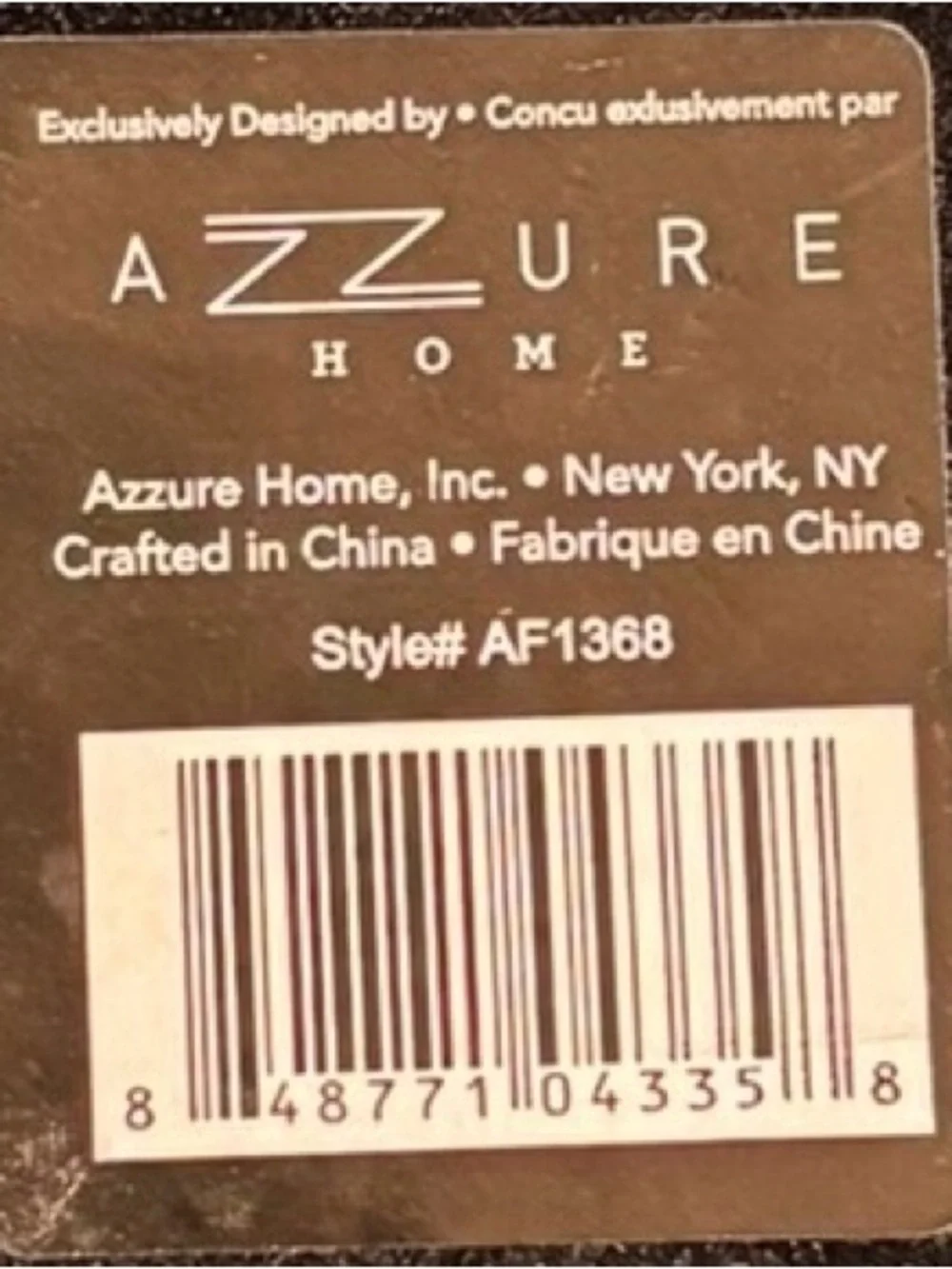 Azzure Home Gold Plated Decorative Desk 5X7 Picture Frame AF1368 Velvet Back